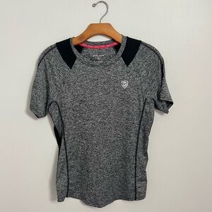 Goal five soccer workout shirt small heather grey top S